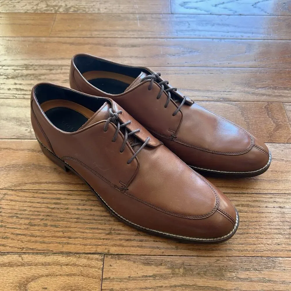 NEW Cole Haan Grand OS Lenox Hill Split-Toe Oxford Dress Shoes Men's Size 9M